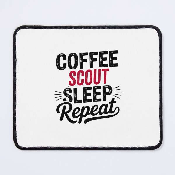 Item preview, Coffee Scout Sleep Repeat - Funny Scout Lover designed and sold by Watsonarts.