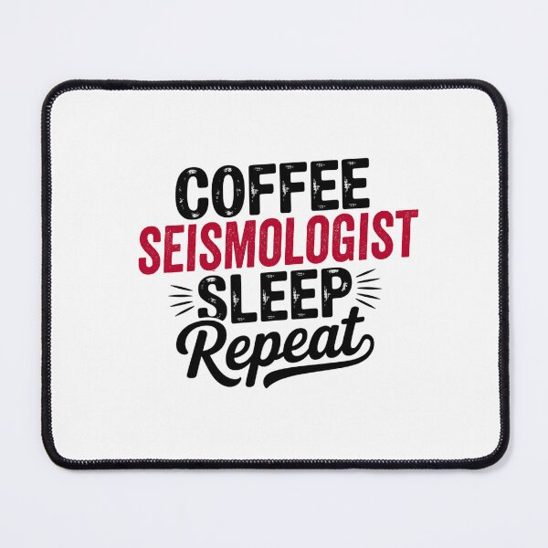 Item preview, Coffee Seismologist Sleep Repeat - Funny Seismologist Lover designed and sold by Watsonarts.