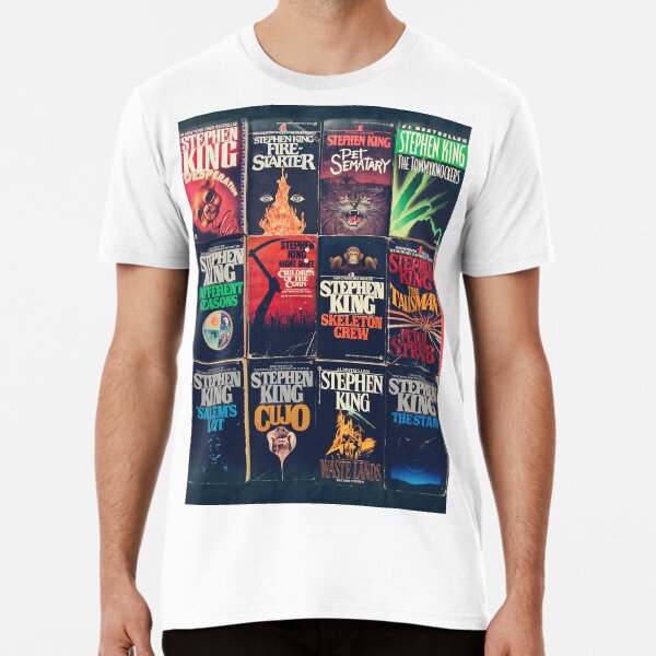 Stephen King Book Fronts Premium T-Shirt