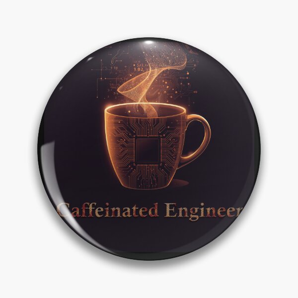 Item preview, Caffeinated Engineer – Tech & Coffee Circuit Board Mug Design designed and sold by ArtVibeDesign.