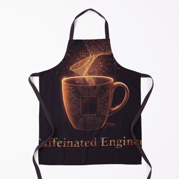 Item preview, Caffeinated Engineer – Tech & Coffee Circuit Board Mug Design designed and sold by ArtVibeDesign.