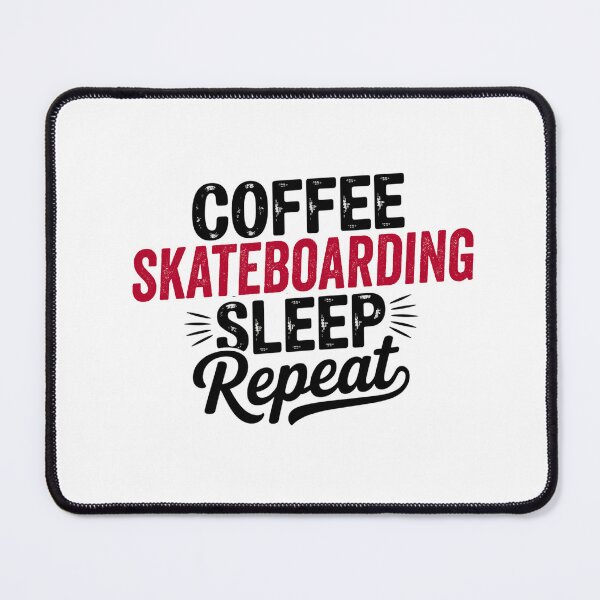 Item preview, Coffee Skateboarding Sleep Repeat - Funny Skateboarding Lover designed and sold by Watsonarts.