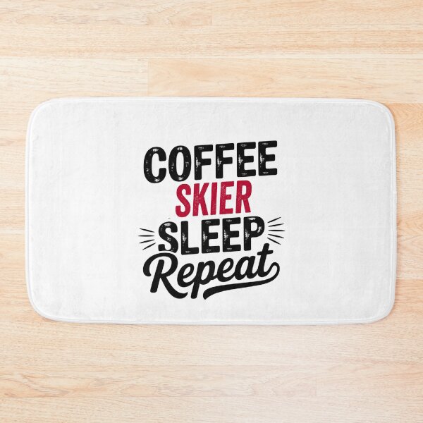 Item preview, Coffee Skier Sleep Repeat - Funny Skier Lover designed and sold by Watsonarts.
