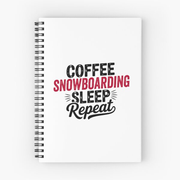 Item preview, Coffee Snowboarding Sleep Repeat - Funny Snowboarding Lover designed and sold by Watsonarts.