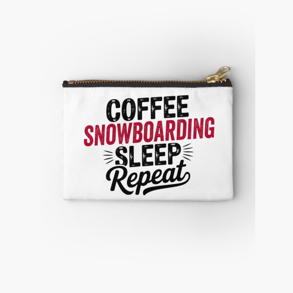Item preview, Coffee Snowboarding Sleep Repeat - Funny Snowboarding Lover designed and sold by Watsonarts.