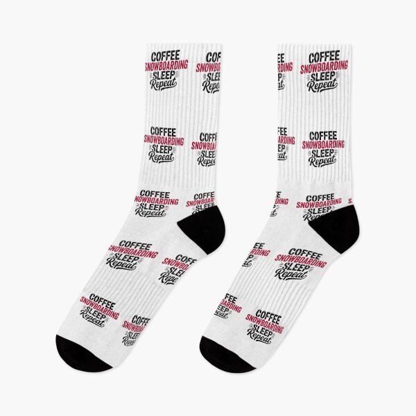 Item preview, Coffee Snowboarding Sleep Repeat - Funny Snowboarding Lover designed and sold by Watsonarts.