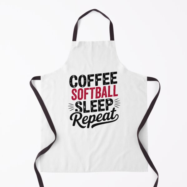 Item preview, Coffee Softball Sleep Repeat - Funny Softball Lover designed and sold by Watsonarts.