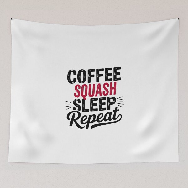 Item preview, Coffee Squash Sleep Repeat - Funny Squash Lover designed and sold by Watsonarts.
