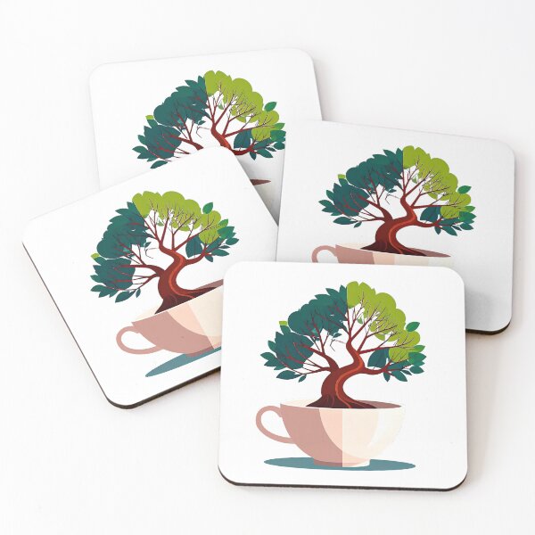 Item preview, Bonsai Tree in Teacup Minimalist T-Shirt – Zen Nature Design designed and sold by HAFIZ-DP.