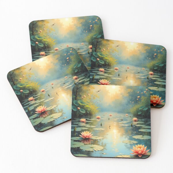 Item preview, Waterlilies and Dragonflies designed and sold by ChloeDesigns401.