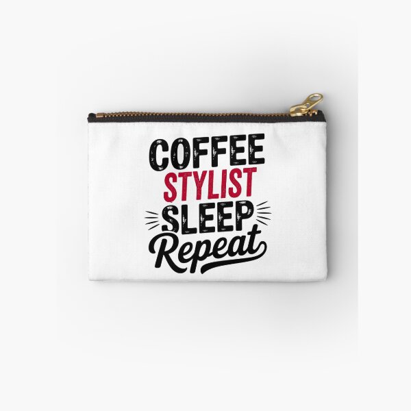 Item preview, Coffee Stylist Sleep Repeat - Funny Stylist Lover designed and sold by Watsonarts.