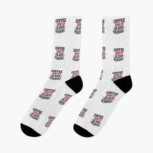 Item preview, Coffee Surfer Sleep Repeat - Funny Surfer Lover designed and sold by Watsonarts.