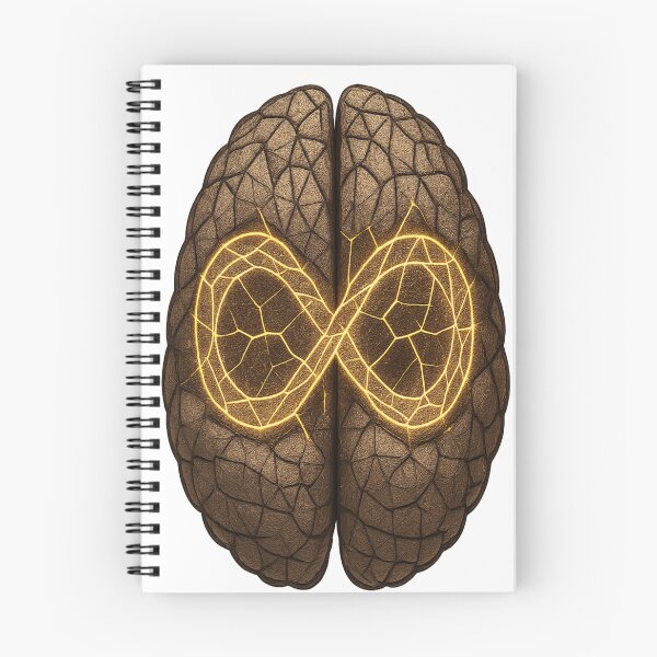 Item preview, Mental Health Infinity - Neurotherapy Circuit Art designed and sold by TONSNAP.
