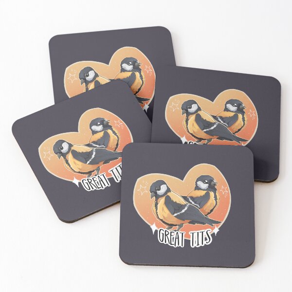 Item preview, The Great Tits! Bird Art  designed and sold by WhisperingDusk.