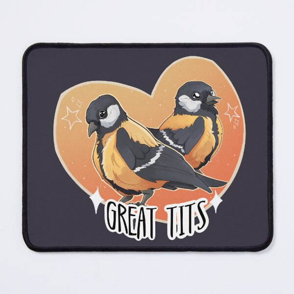 Item preview, The Great Tits! Bird Art designed and sold by WhisperingDusk.