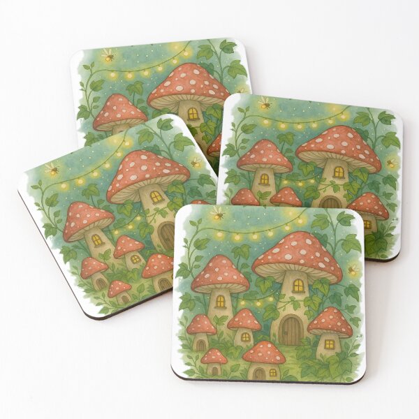 Item preview, Mushroom Village Glow designed and sold by DesignedbyRoley.