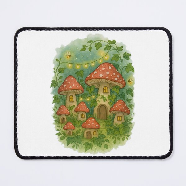 Item preview, Mushroom Village Glow designed and sold by DesignedbyRoley.