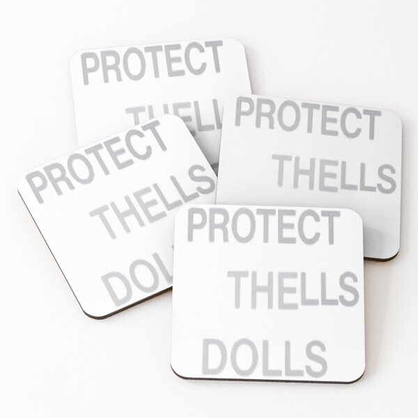 Item preview, Protect The Dolls – Bold Statement Typography Design designed and sold by Chic  Artistry.