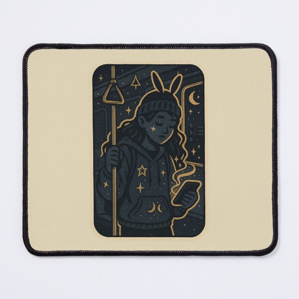 Item preview, Urban Witch on the Metro – Everyday Magic Stars Illustration Sticker designed and sold by WitchPrint.