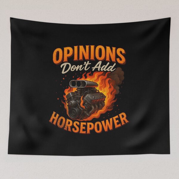 Item preview, Opinions Don’t Add Horsepower Funny Car Racing Engine designed and sold by CarantinedChaos.