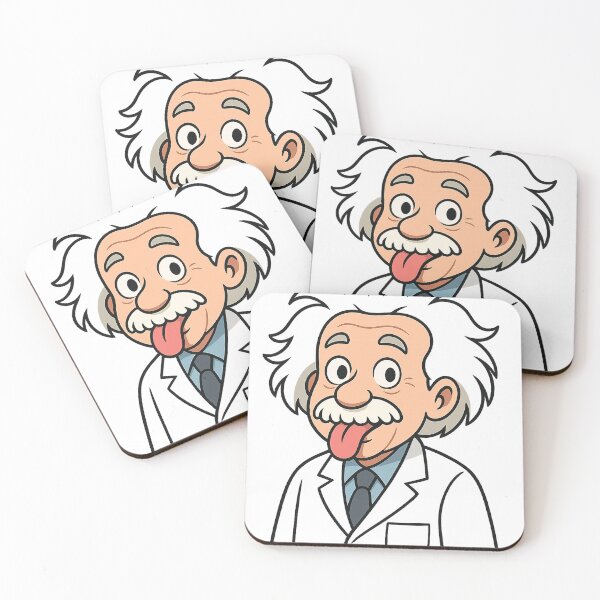 Item preview, Realistic Portrait of a Playful Scientist designed and sold by Colorflare.