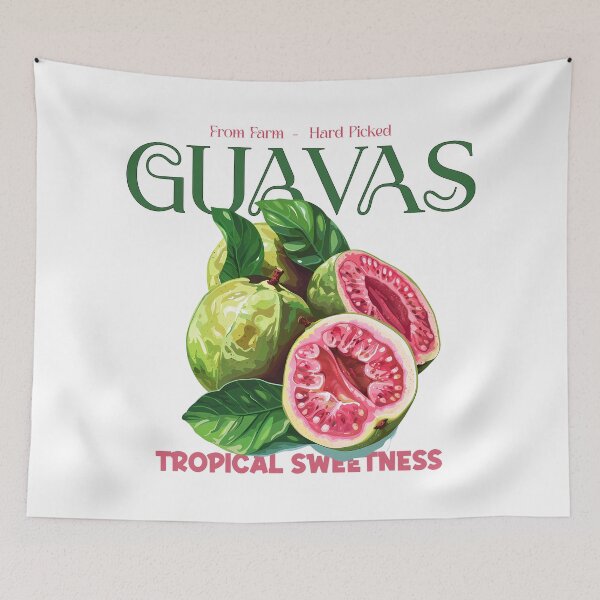 Item preview, Guava Bliss – Tropical and Fresh Fruit Design designed and sold by Bigohobi.