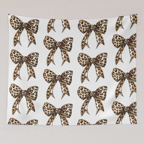 Item preview, Leopard Print Bow – Chic and Wild Ribbon Design designed and sold by Bigohobi.