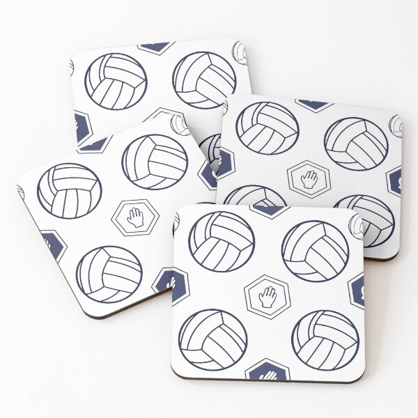 Item preview, “Retro Volleyball Pattern with Hand Motif — Vintage Sports Seamless Design 2025” designed and sold by Nawastyle.