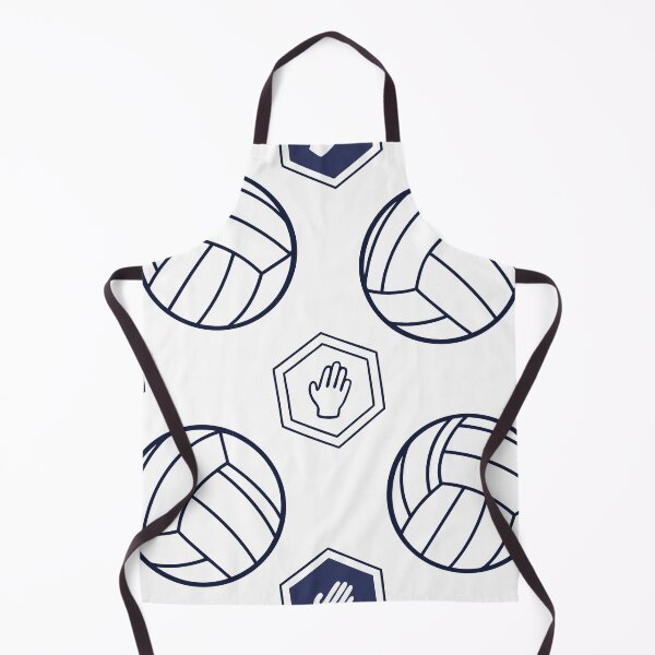 Item preview, “Retro Volleyball Pattern with Hand Motif — Vintage Sports Seamless Design 2025” designed and sold by Nawastyle.