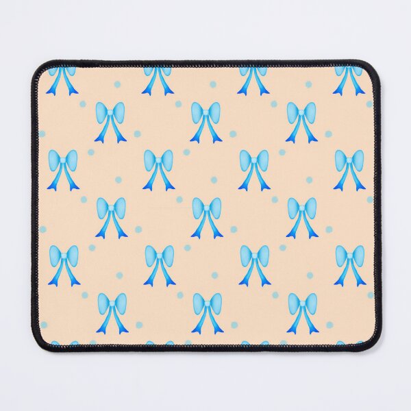 Item preview, Seamless Blue Ribbon Bow Pattern for Fabric and Wallpaper designed and sold by chorstudio.