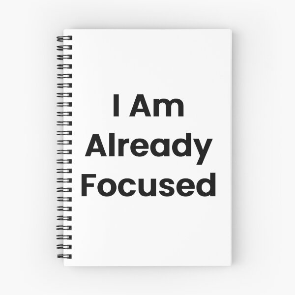 Item preview, I Am Already Focused designed and sold by The Winning Formula™ Prints.