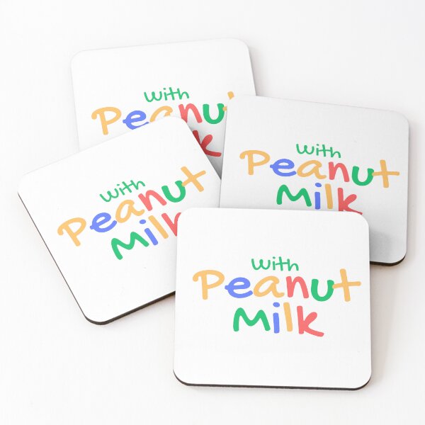 Item preview, "With Peanut Milk - Bright Rainbow Letter Art" designed and sold by dearlittlebird.