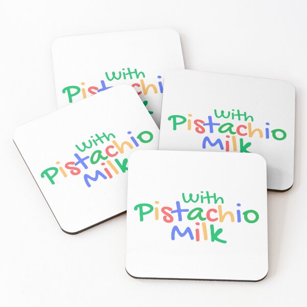 Item preview, Pistachio Milk Typography - Colorful Nut Milk Design designed and sold by dearlittlebird.