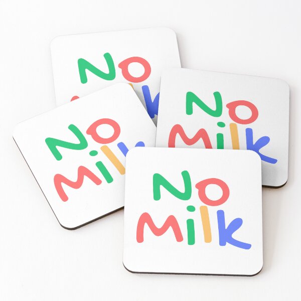 Item preview, "No Milk" - Bold & Colorful Dairy-Free Design designed and sold by dearlittlebird.