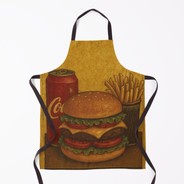 Item preview, Holy image, burger and fries designed and sold by Mauswohn.