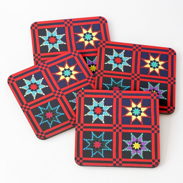Item preview, Amish Star Quilt designed and sold by ViaARTfactory.
