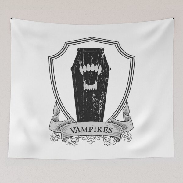 Item preview, Wednesday Nevermore Academy Vampires Emblem Comfort Colors Adult Heavyweight designed and sold by covuyed.