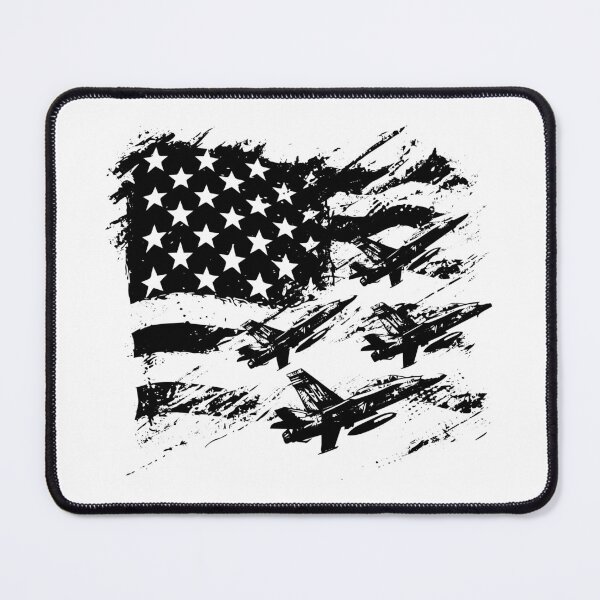 Item preview, Fighter Jets Over American Flag – Grunge Military Patriot Sticker designed and sold by inkoutninja.