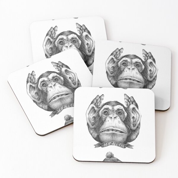 Item preview, See No Evil, Hear No Evil, Speak No Evil – Three Monkeys Design designed and sold by Bigohobi.