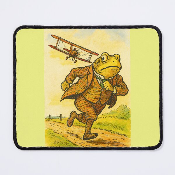 Item preview, A Toad Runs from an Airplane designed and sold by Tridentulus.