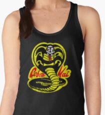 Cobra Kai Shirt- Vintage Distressed Style- Retro 80s and 90s Vintage Movie Shirt Women's Tank Top