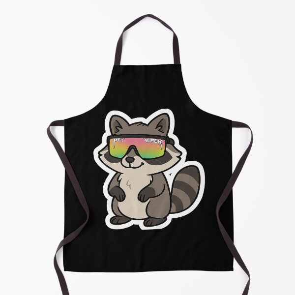 Item preview, Pit Viper Sticker / Decal - Cartoon Rowdy Racoon  designed and sold by sticker-vault.