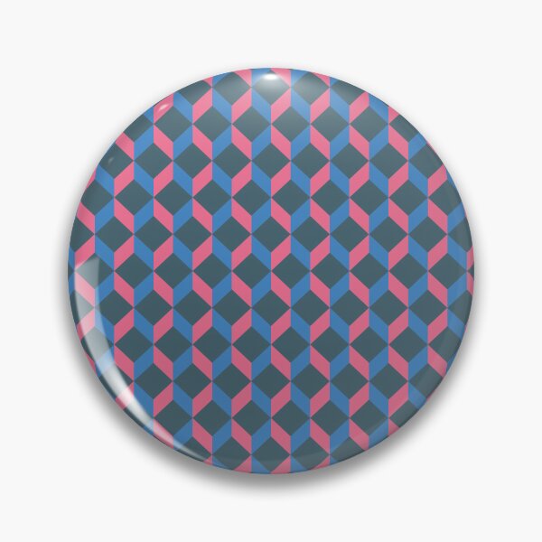 Item preview, Minimalist Pink Blue Geometric Seamless Pattern designed and sold by Nakhorn.