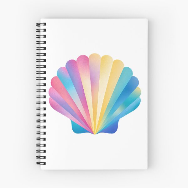 Item preview, Colorful Scallop Shell – Vibrant Seashell Illustration – Beach and Ocean Art designed and sold by BobaBunny76.