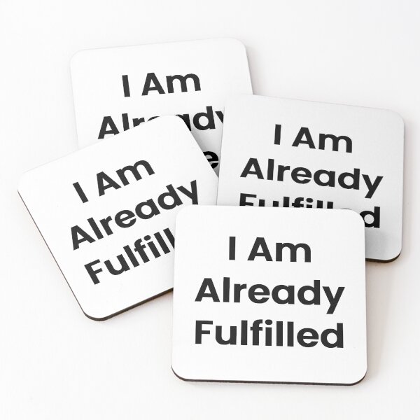Item preview, I Am Already Fulfilled designed and sold by The Winning Formula™ Prints.