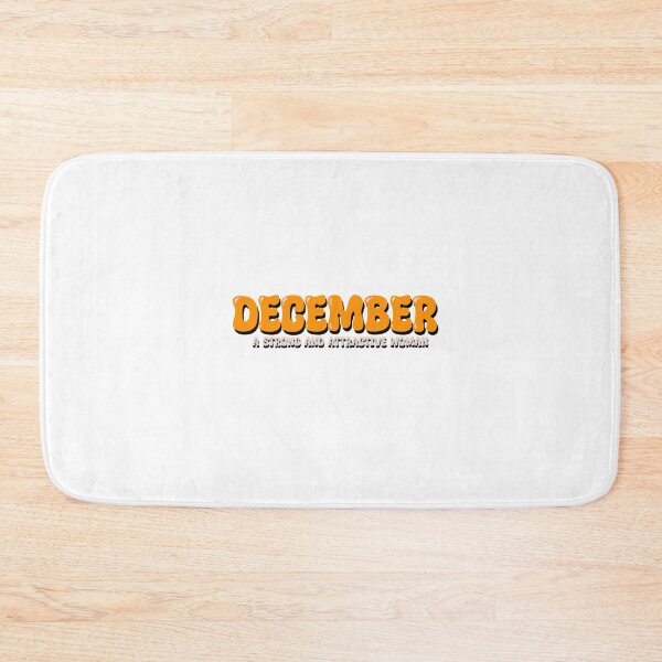 Item preview, December Strong & Attractive Woman – Retro Typography Design designed and sold by Dospart.