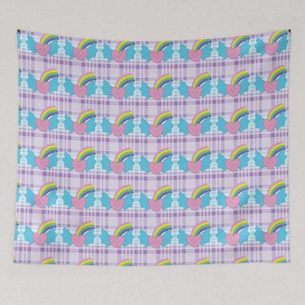 Item preview, Dream Bright Caring Bear Inspired Plaid designed and sold by joysqueezed-out.