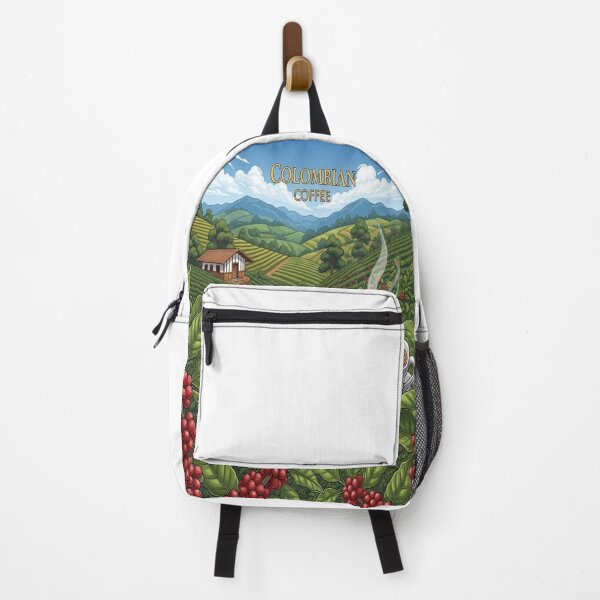 Item preview, Colombia: Coffee Farm and Landscape designed and sold by ZuriRetroPrints.