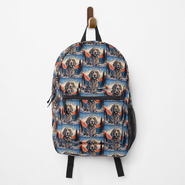 Item preview, Otterhound Retro Mountain Sunset – Vintage Dog Lover Art designed and sold by Fredster1966.