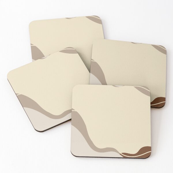 Item preview, Minimal Organic Fluid Abstract Poster Soft Sand designed and sold by zephstudoartist.